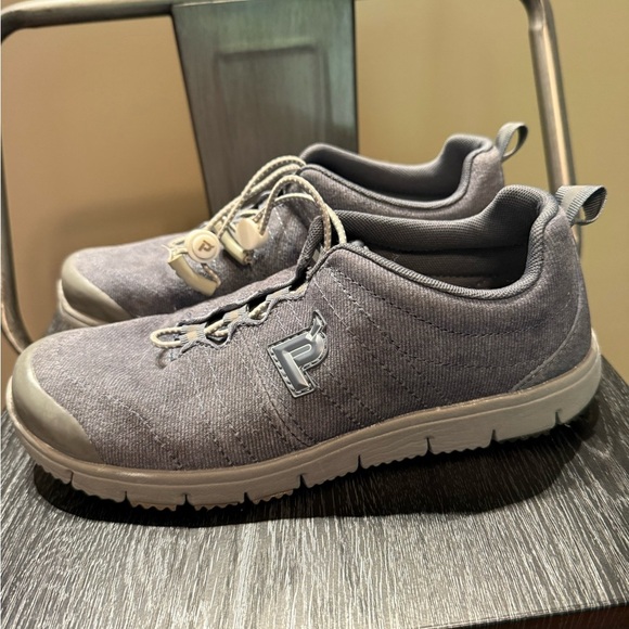 Propét Womens Travel Walker Demin Sky Blue - Picture 6 of 10